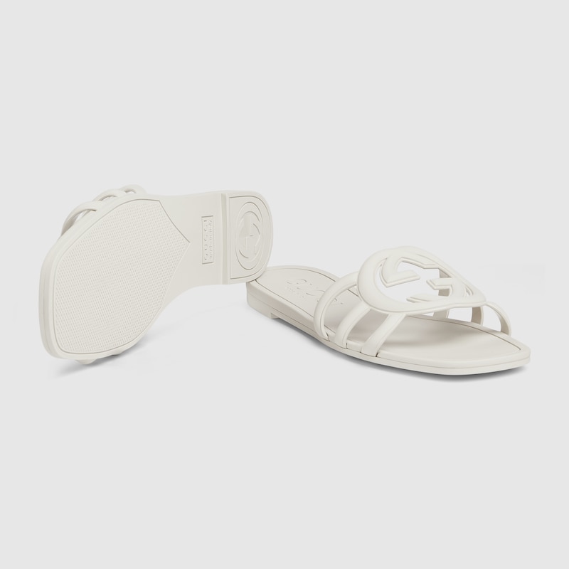 Women’s Interlocking G slide sandal - Image 6